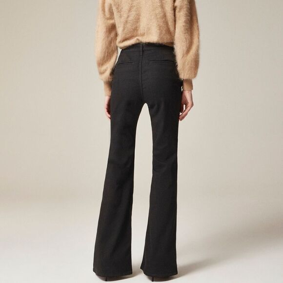 NWT J CREW High-rise flare jean in Black Rinse - Picture 3 of 7
